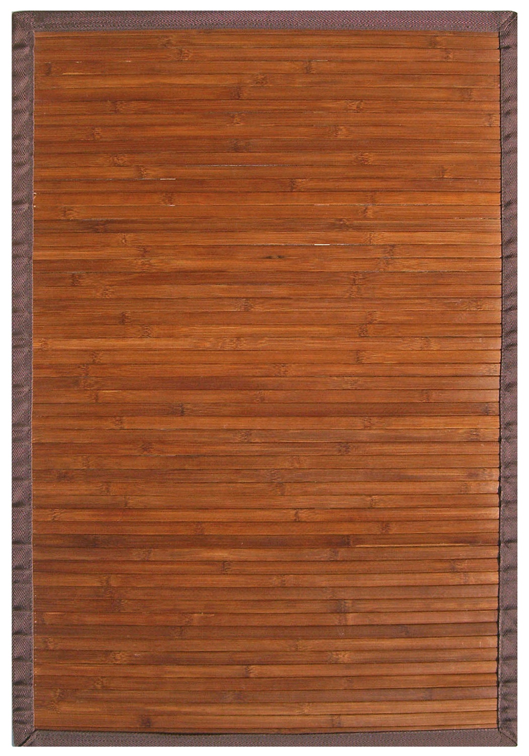 6' x 9' Contemporary Chocolate Bamboo Rug